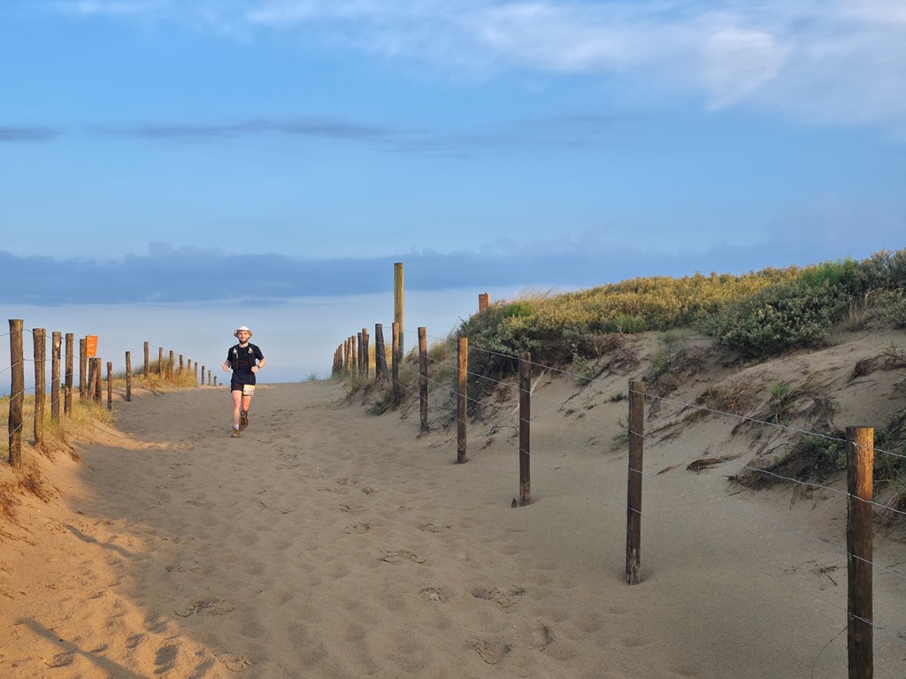Foto tijdens de run